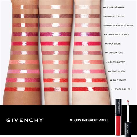 givenchy gloss interdit swatches|Givenchy Gloss Interdit Vinyl .